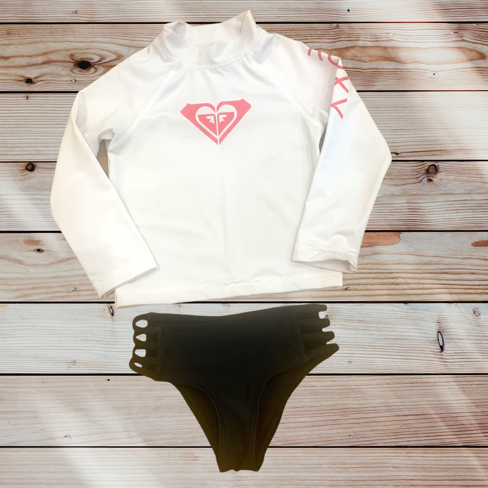 ⭐️ ROXY ⭐️ // TODDLER GIRL RASH GUARD // 2T